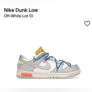 Brand New Nike Dunk Low Off White Lot 10 of 50 - size 10